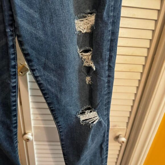 Abercrombie-fitch Women's Blue and Navy Jeans - Picture 4 of 8